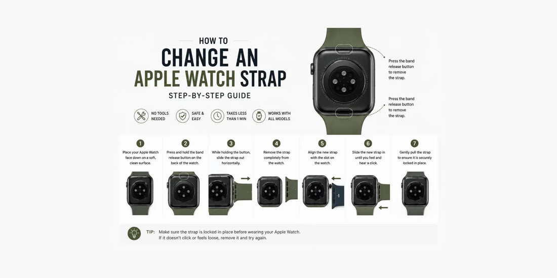 How to change Apple Watch straps for all Apple Watches