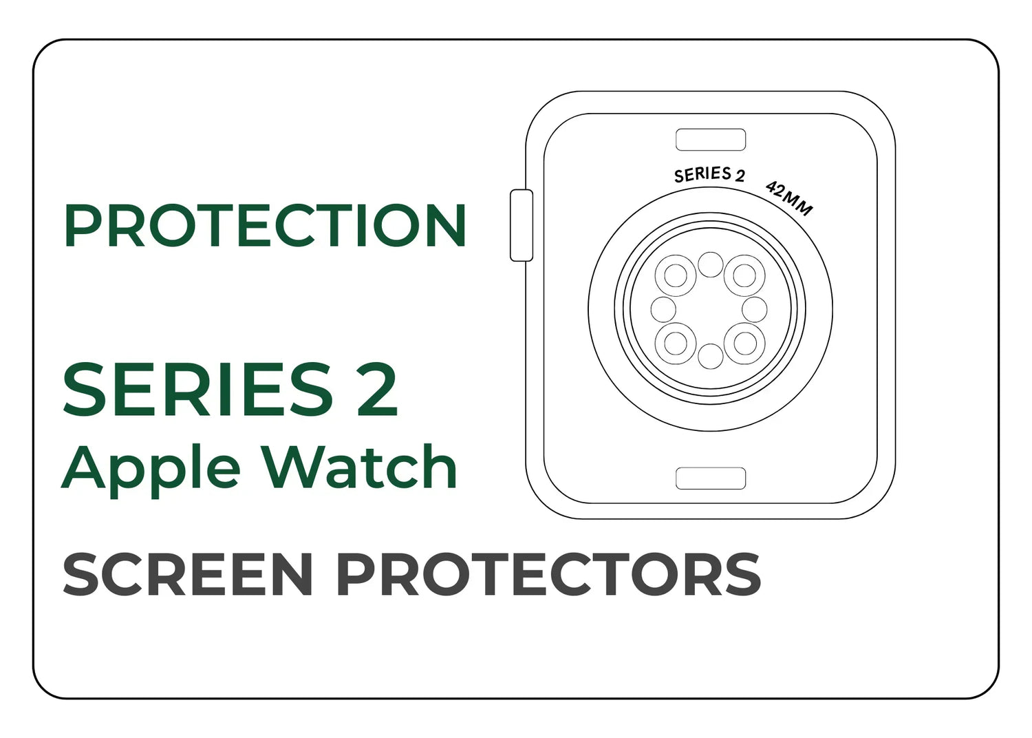 Ultra Clear Hydrogel Screen Protector for Apple Watch Series 2 (38mm & 42mm)