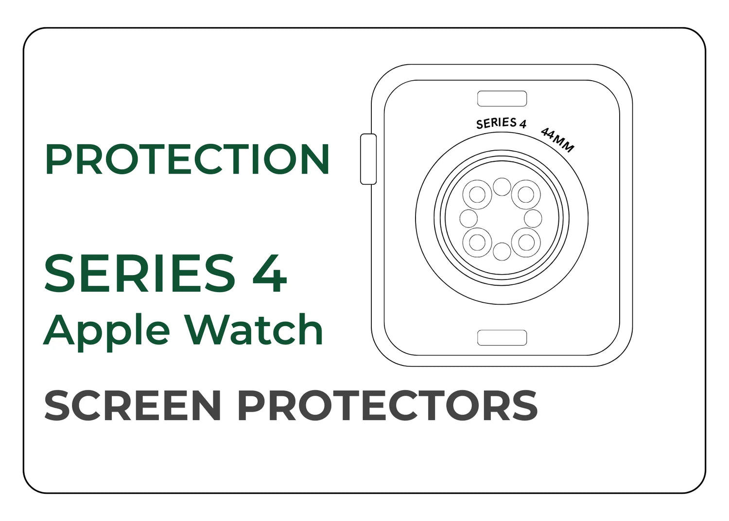 Ultra Thin Hydrogel Scratch Resistant Screen Protector for Apple Watch Series 4