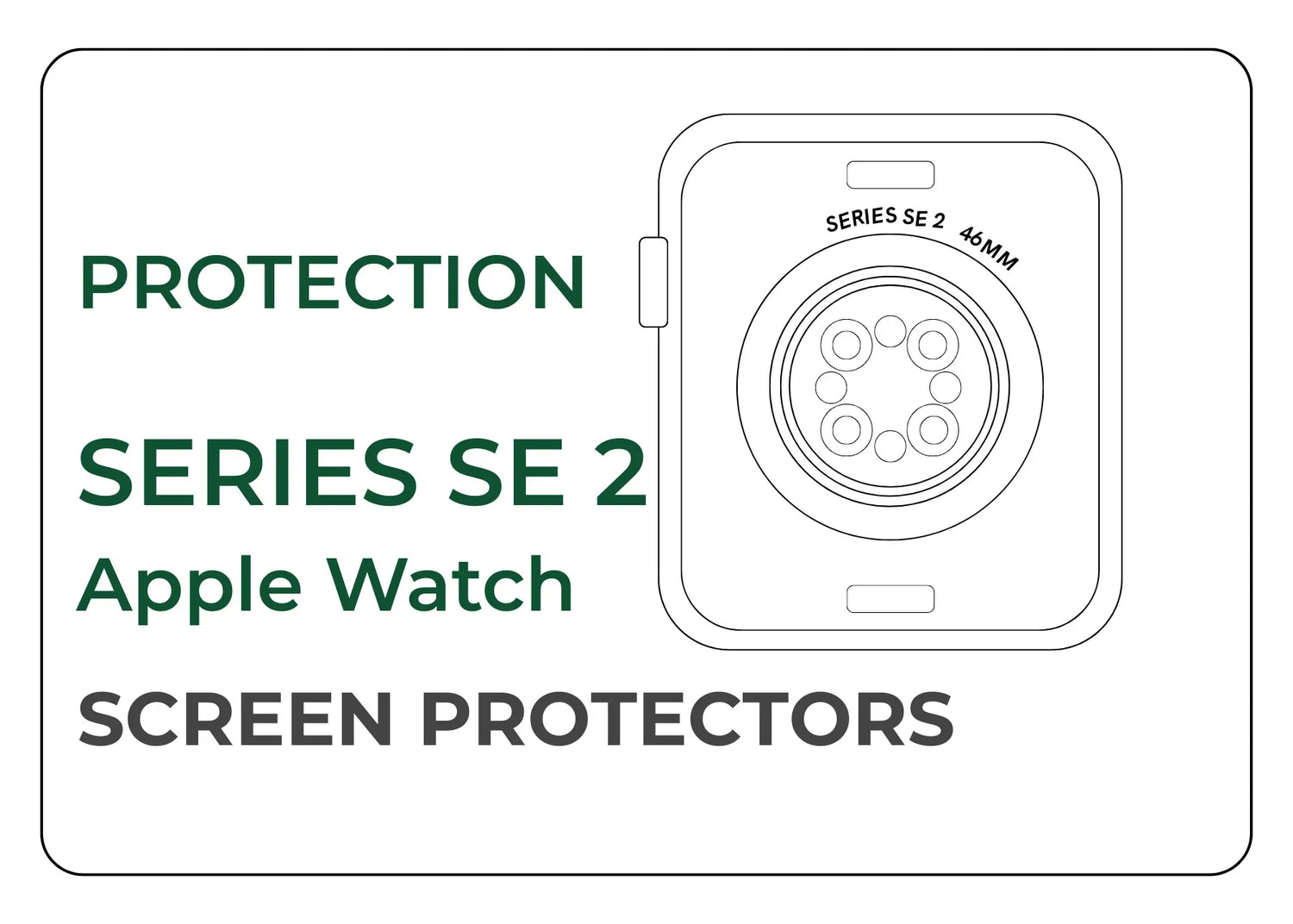 Apple Watch SE 2 Screen Protector Hydrogel Ultra-Slim Scratch Resistant Film