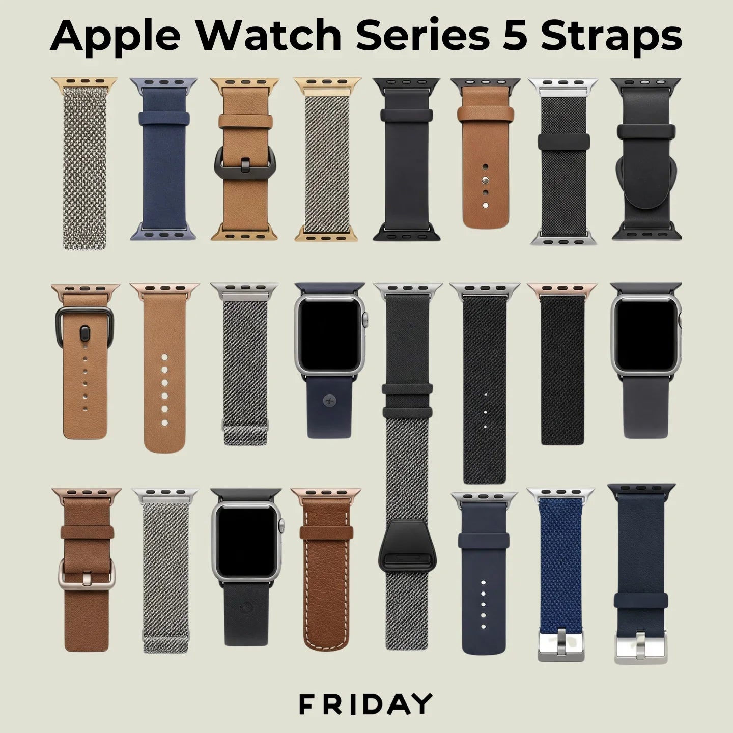 Shop Apple Watch Series 5 Straps | 40mm & 44mm Bands in 300+ Styles