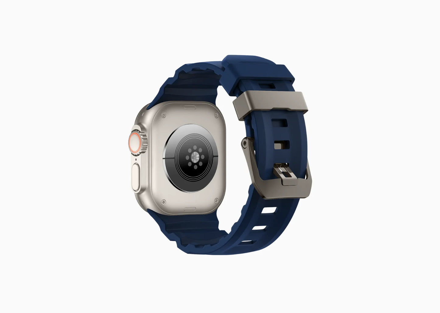 best silicone blue Apple Watch straps online from Hyderabad 