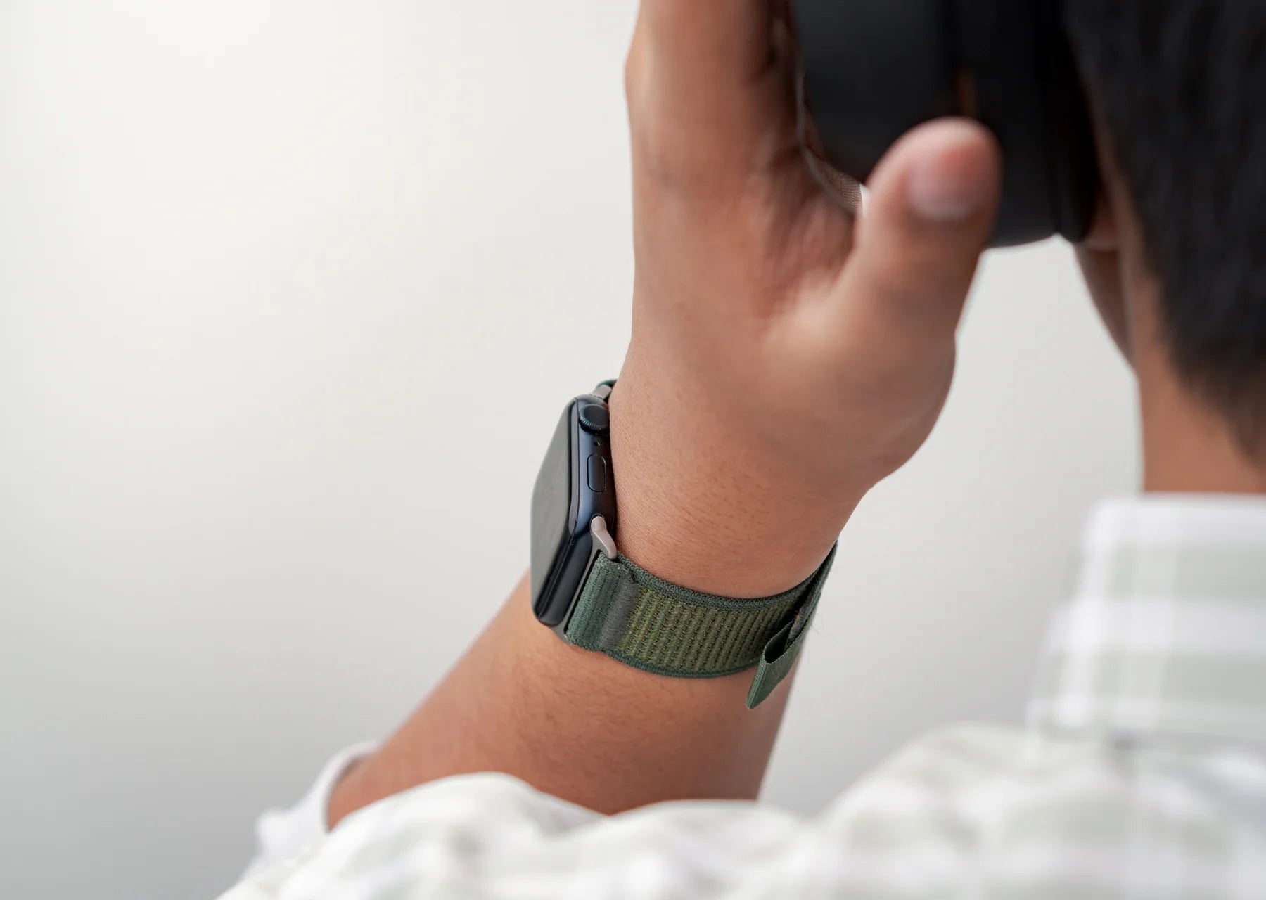 Trail Loop Dark Green Trail loop Nylon Weave Apple Watch Band | Friday Buy Now