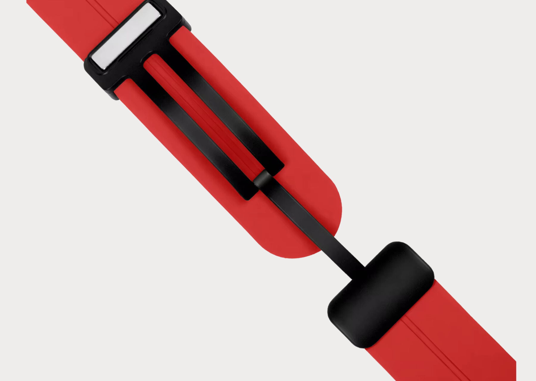 Simply Red Apple Simply Red Classic Fit Magnetic Deployant Clasp Apple Watch Band | Friday